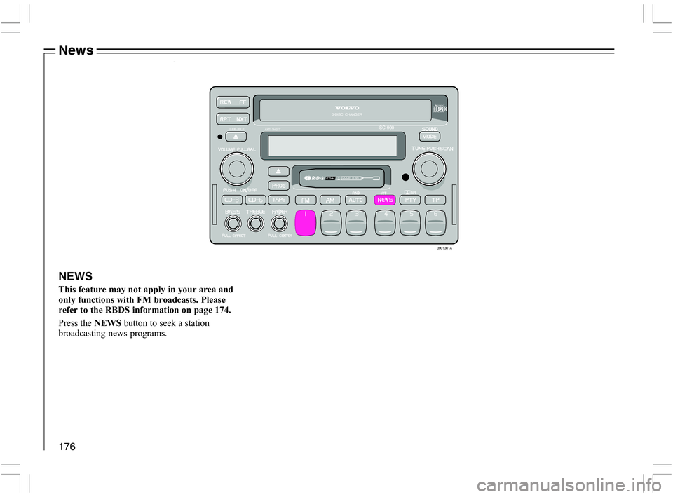 VOLVO C70 CONVERTIBLE 2005  Owner´s Manual 176
News
NEWS

	
	
		A
	 ;




		
"+-	
@6 
 
	!








 