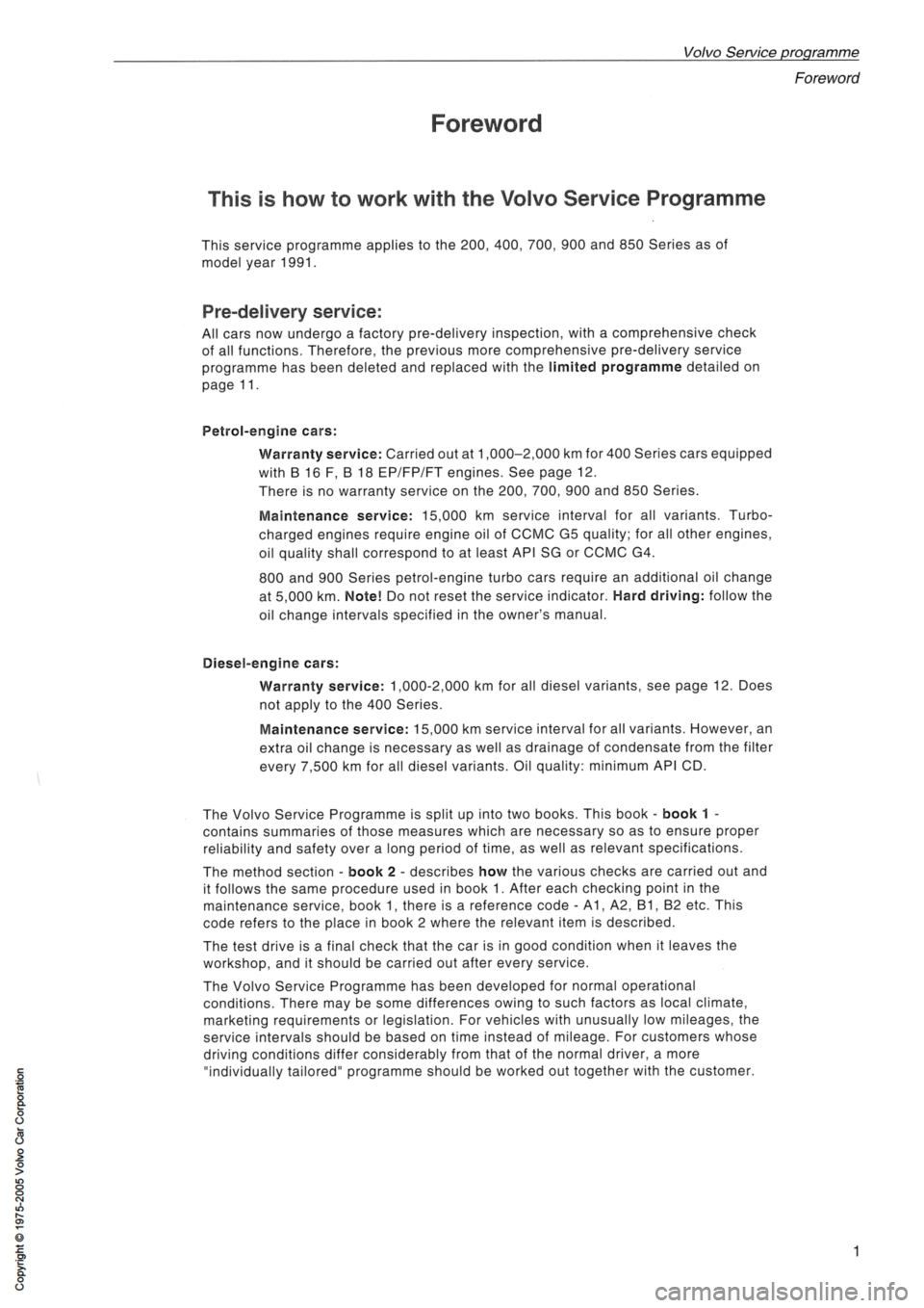 VOLVO 240 1991 Service User Guide VOLVO 240 1991 Service User Guide