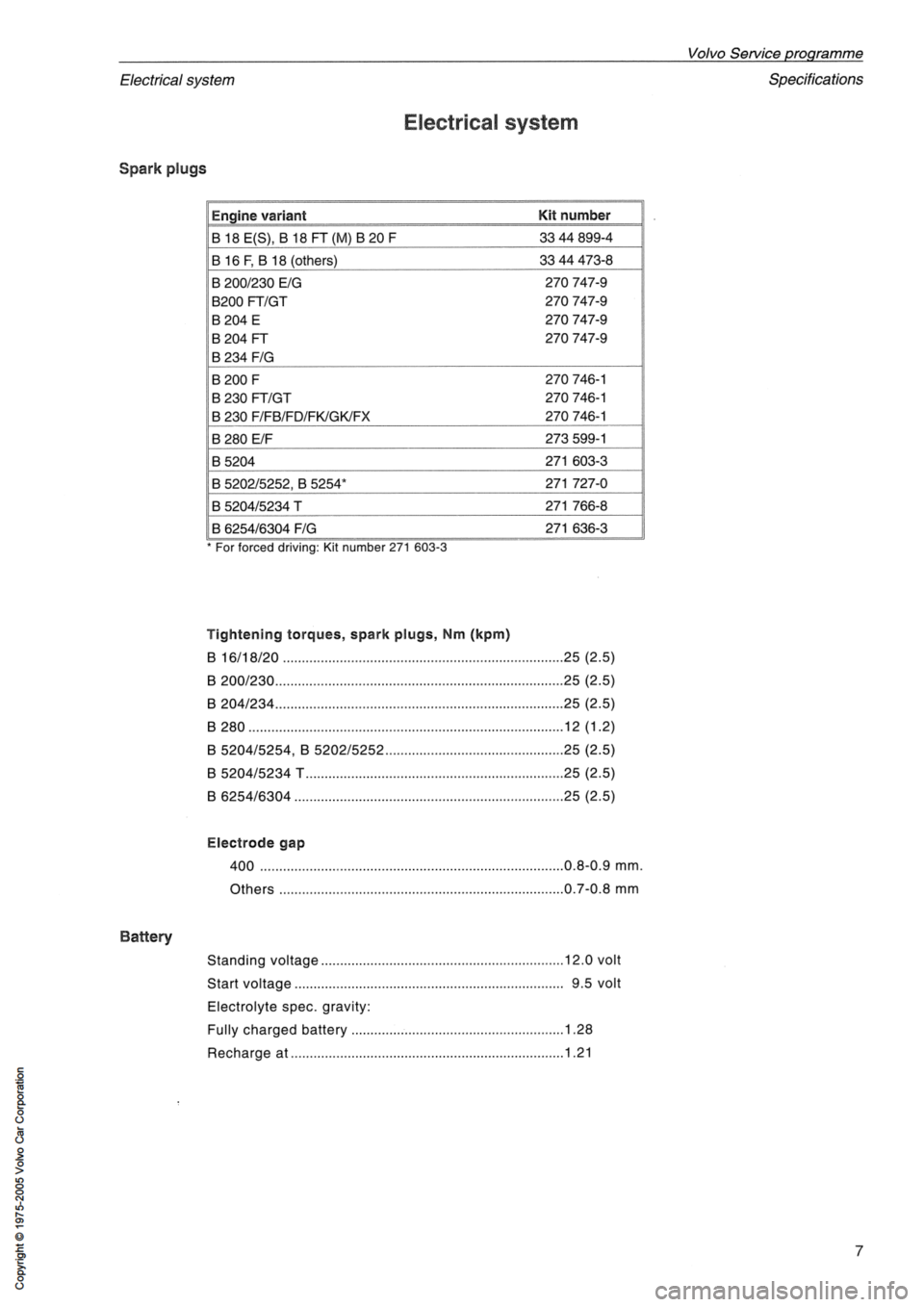 VOLVO 240 1991  Service User Guide 