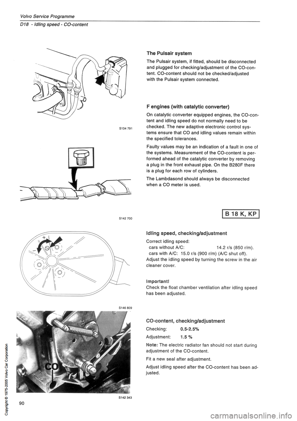 VOLVO 240 1991  Service Repair Manual 