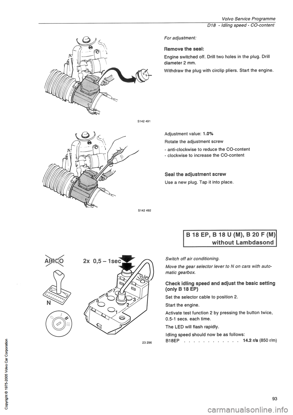 VOLVO 240 1991  Service Repair Manual 
