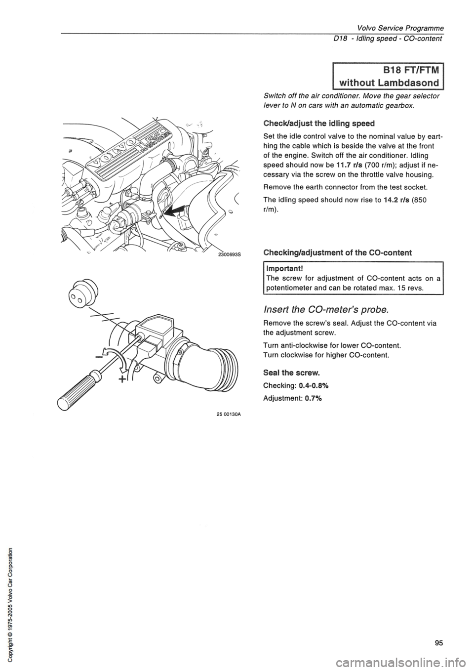 VOLVO 240 1991 Service Repair Manual VOLVO 240 1991 Service Repair Manual
