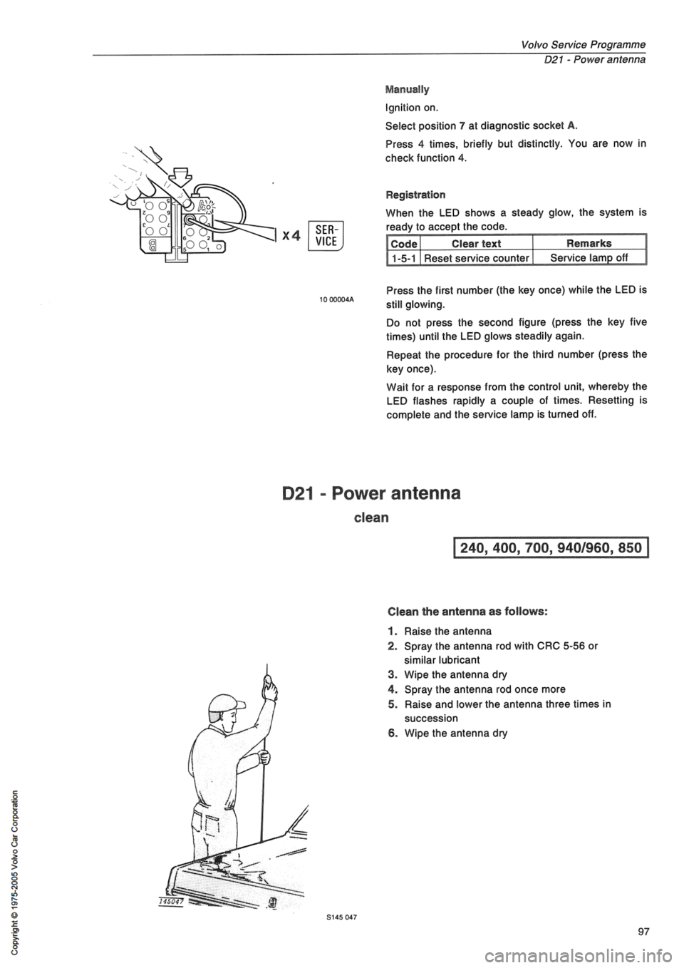 VOLVO 240 1991  Service Repair Manual 