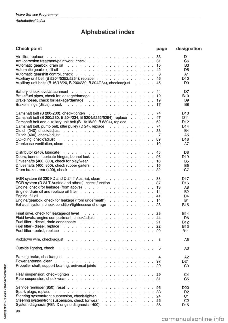 VOLVO 240 1991  Service Repair Manual 