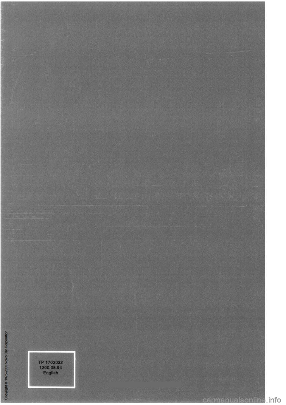 VOLVO 240 1991 Service Repair Manual VOLVO 240 1991 Service Repair Manual