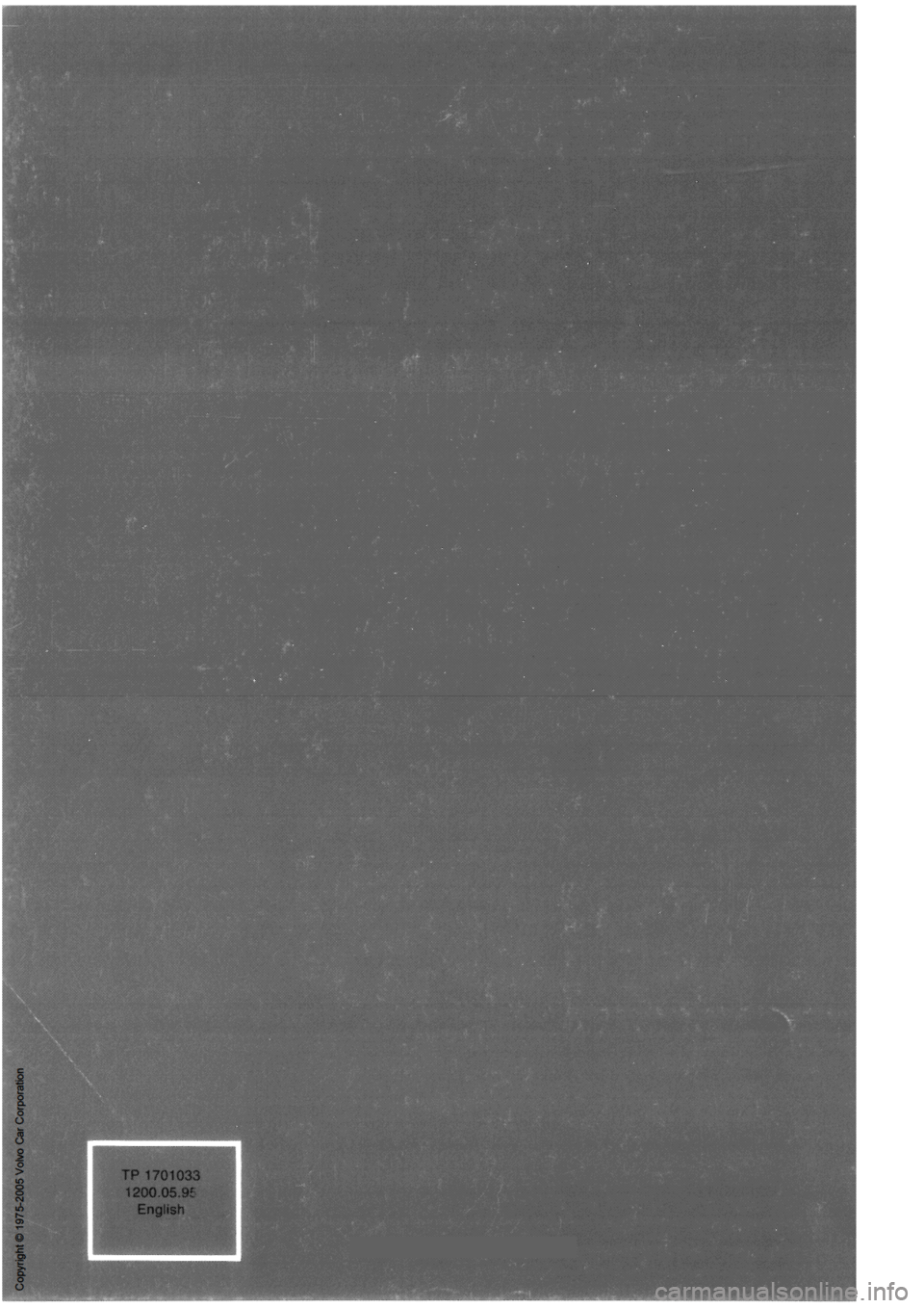 VOLVO 240 1991 Service Service Manual VOLVO 240 1991 Service Service Manual
