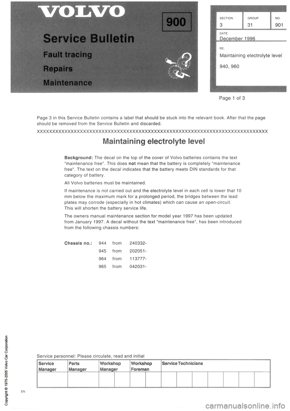 VOLVO 240 1991 Service Service Manual VOLVO 240 1991 Service Service Manual