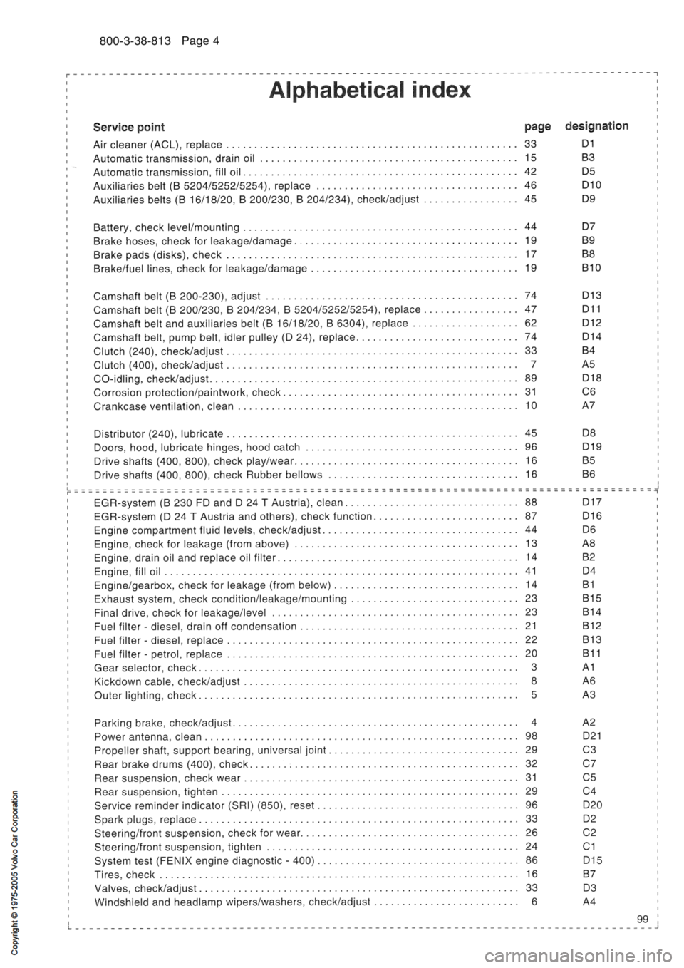 VOLVO 240 1991 Service Workshop Manual VOLVO 240 1991 Service Workshop Manual
