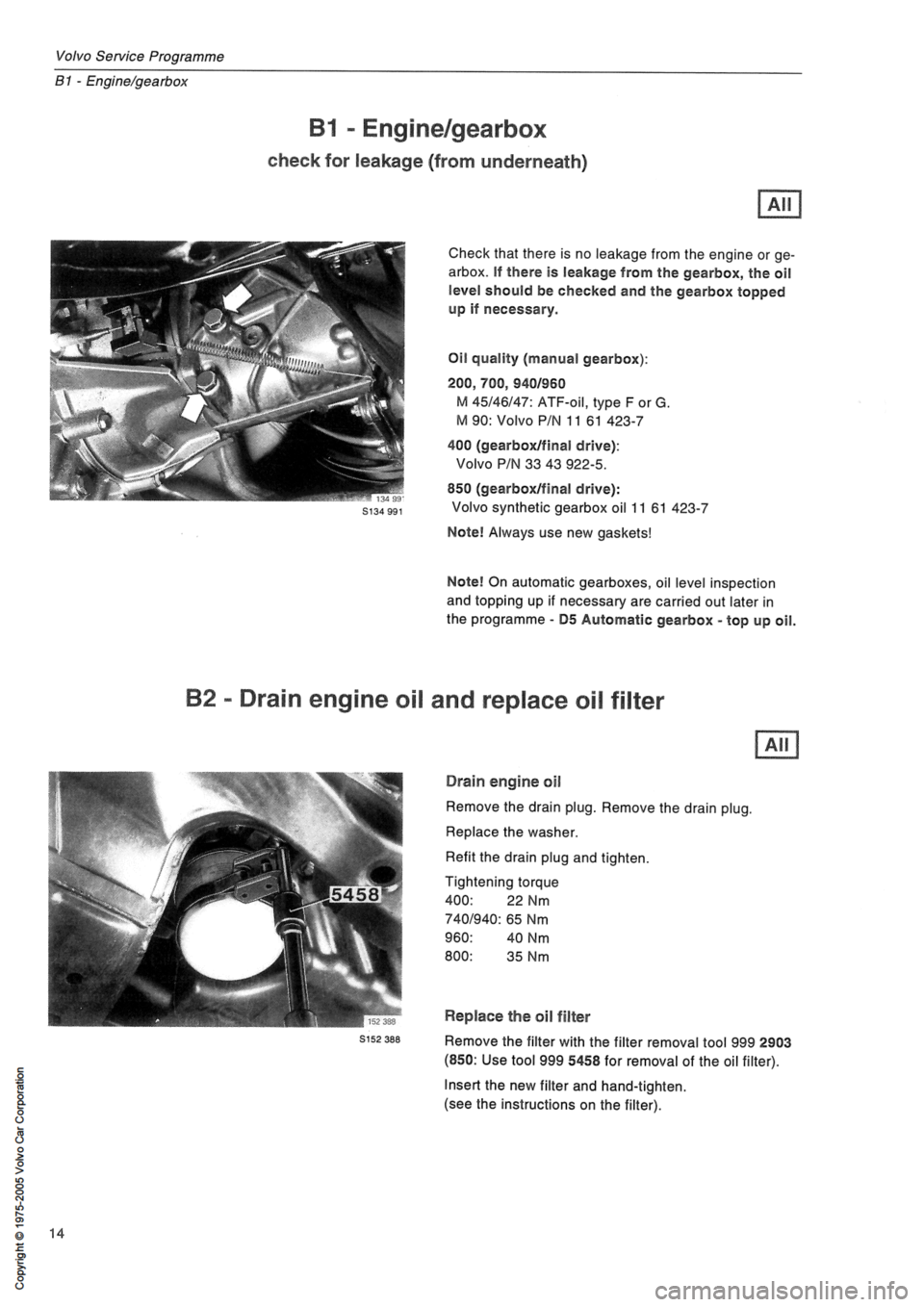 VOLVO 240 1991 Service Manual Online VOLVO 240 1991 Service Manual Online
