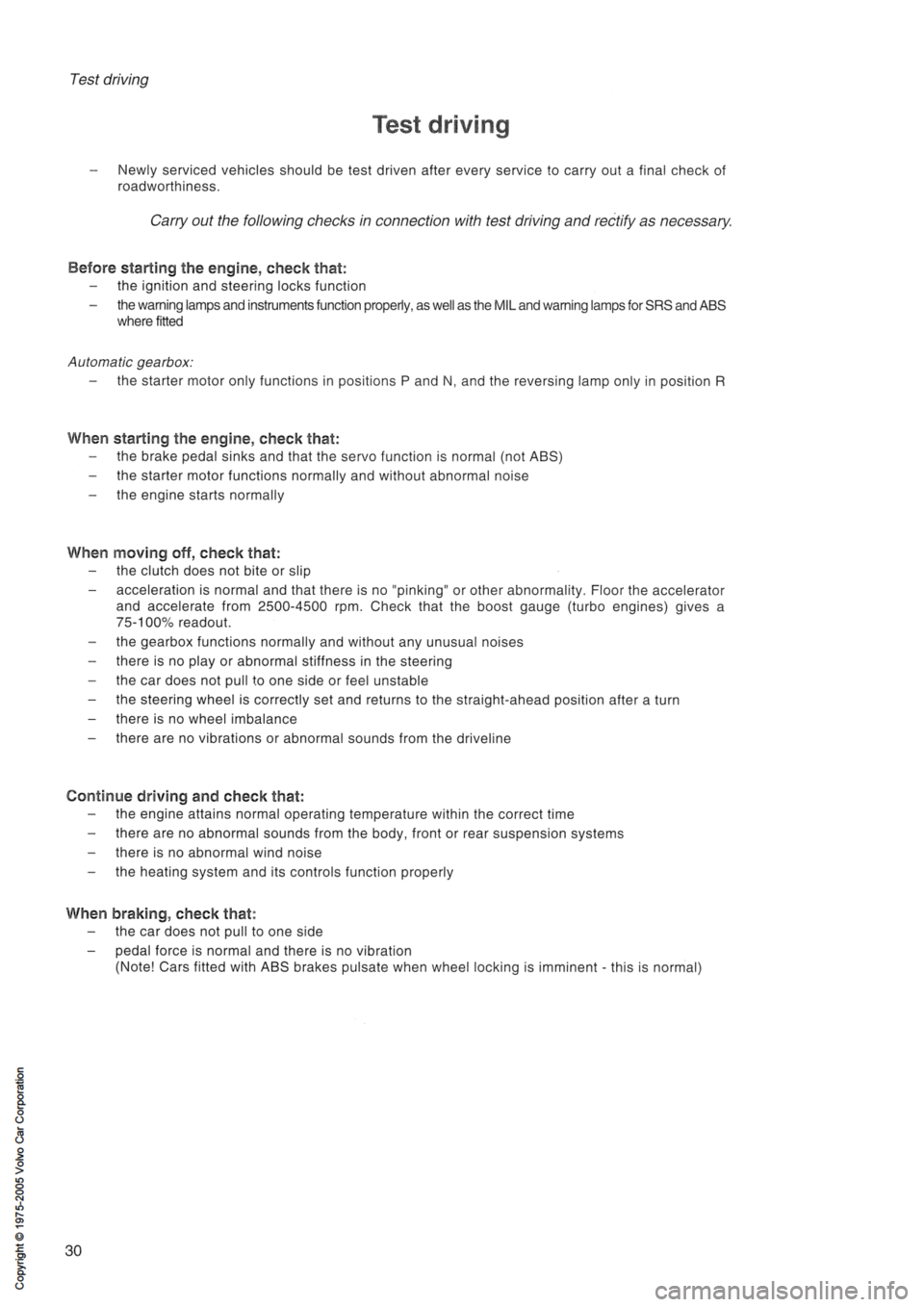 VOLVO 400 1991  Service Owners Guide 