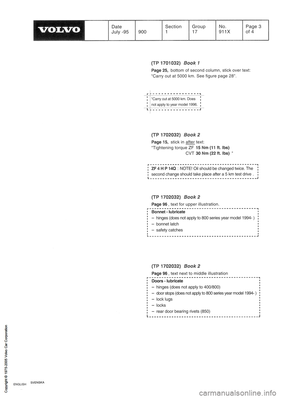VOLVO 400 1991 Service Repair Manual VOLVO 400 1991 Service Repair Manual