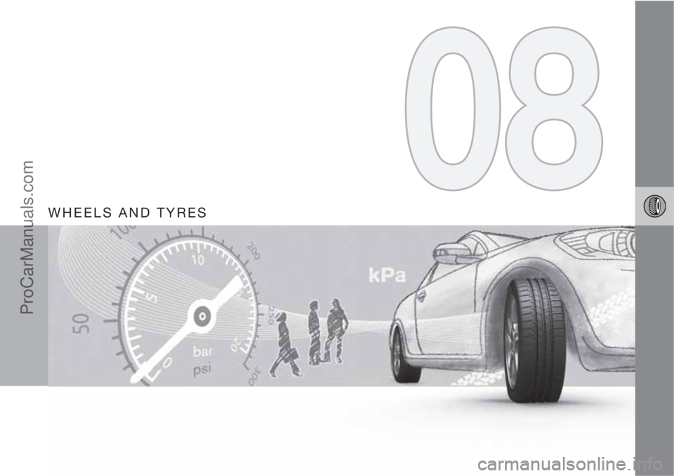 VOLVO V60 2013  Owners Manual WHEELS AND TYRES
ProCarManuals.com 