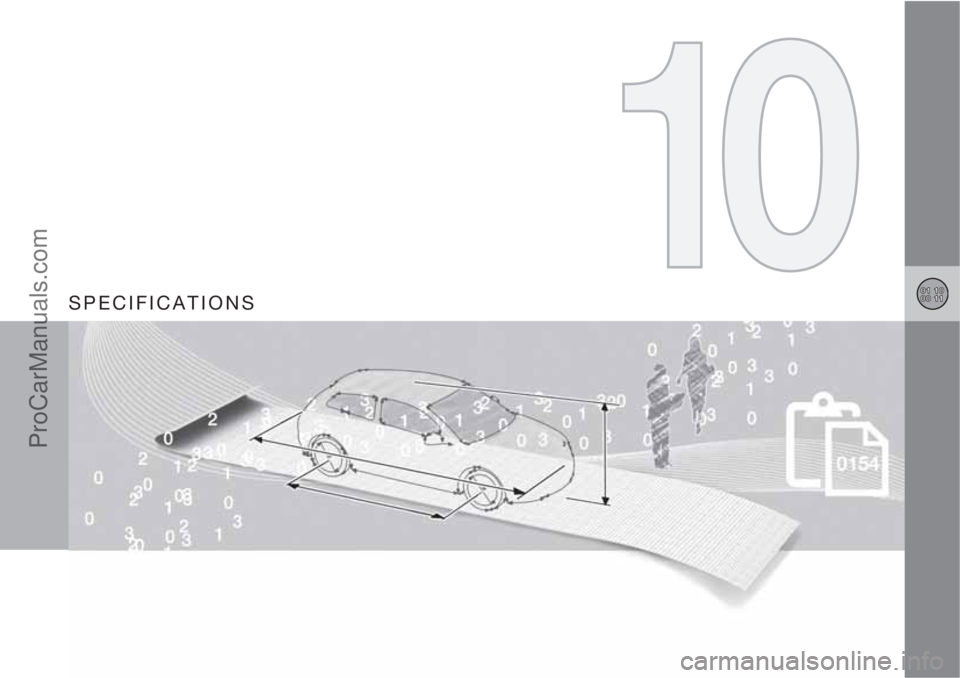 VOLVO V60 2013  Owners Manual SPECIFICATIONS
ProCarManuals.com 