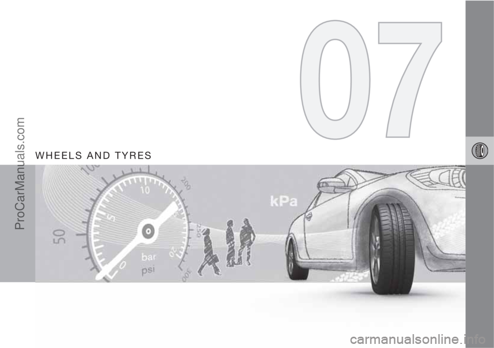 VOLVO V60 2011  Owners Manual WHEELS AND TYRES
ProCarManuals.com 