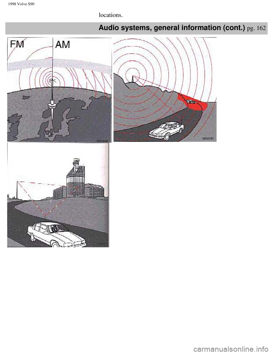VOLVO V90 1998 Owners Manual
1998 Volvo S90
locations.
Audio systems, general information (cont.) pg. 162
file:///K|/ownersdocs/1998/1998_SV90/98S90_161.htm (2 of 7)12/30/2006 \
1:52:56 PM VOLVO V90 1998 Owners Manual
1998 Volvo S90
locations.
Audio systems, general information (cont.) pg. 162
file:///K|/ownersdocs/1998/1998_SV90/98S90_161.htm (2 of 7)12/30/2006 \
1:52:56 PM