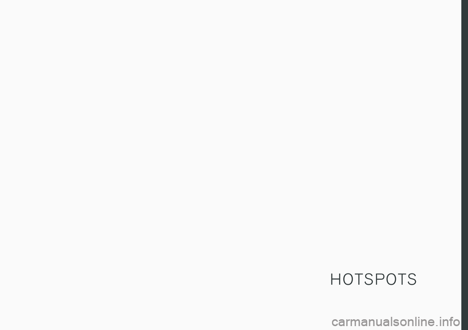 VOLVO XC90 2015  Owners Manual H O T S P O T S 