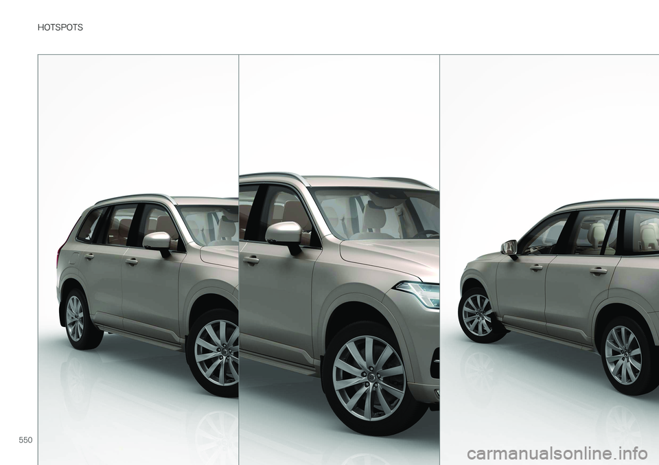 VOLVO XC90 2015  Owners Manual HOTSPOTS
550    