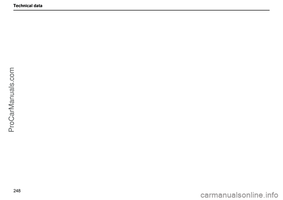VOLVO XC90 2006 User Guide 248 Technicaldata
ProCarManuals.com 