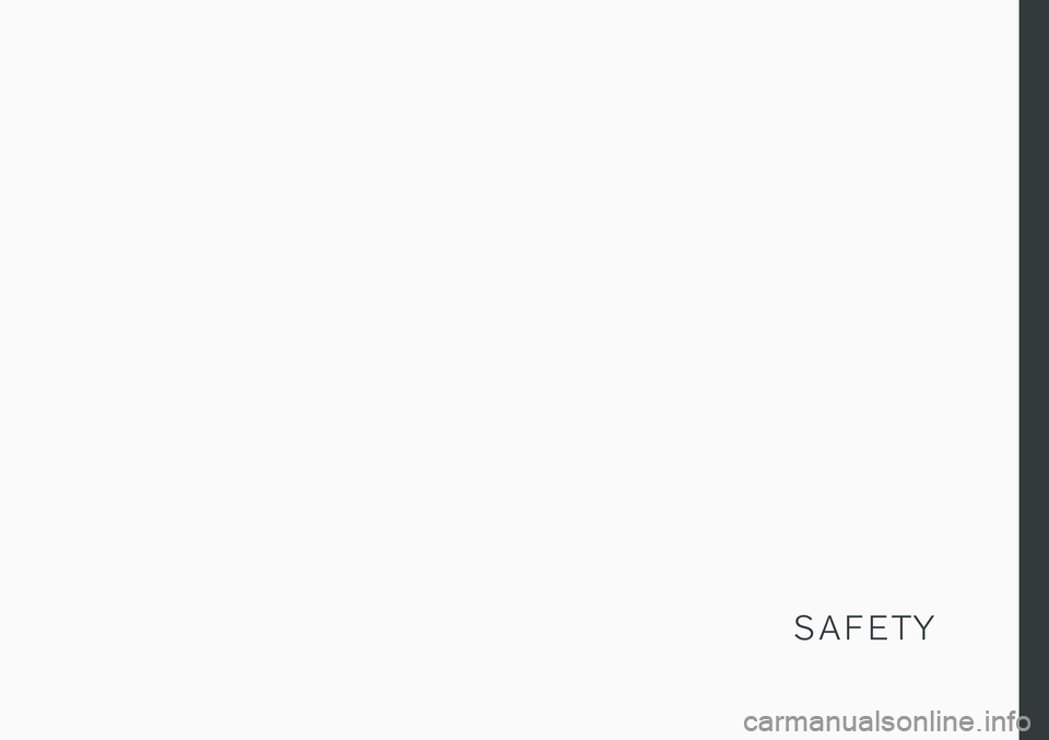 VOLVO S60 TWIN ENGINE 2020 Service Manual S A F E T Y 