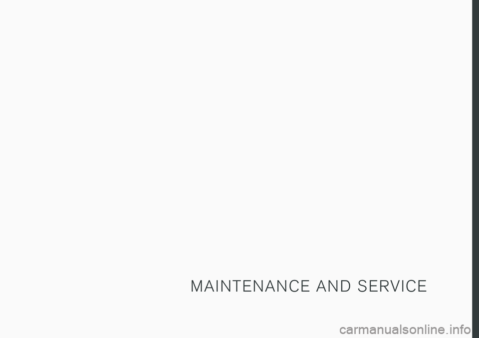 VOLVO V90 2017 Owners Manual M A I N T E N A N C E A N D S E R V I C E VOLVO V90 2017 Owners Manual M A I N T E N A N C E A N D S E R V I C E