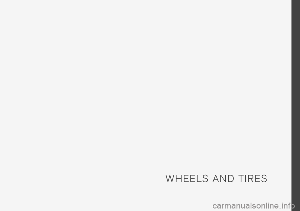 VOLVO XC60 TWIN ENGINE 2019  Owners Manual W H E E L S   A N D   T I R E S 