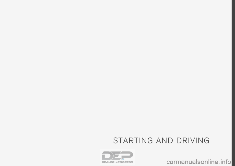 VOLVO XC90 TWIN ENGINE 2018  Owners Manual S T A R T I N G   A N D   D R I V I N G  