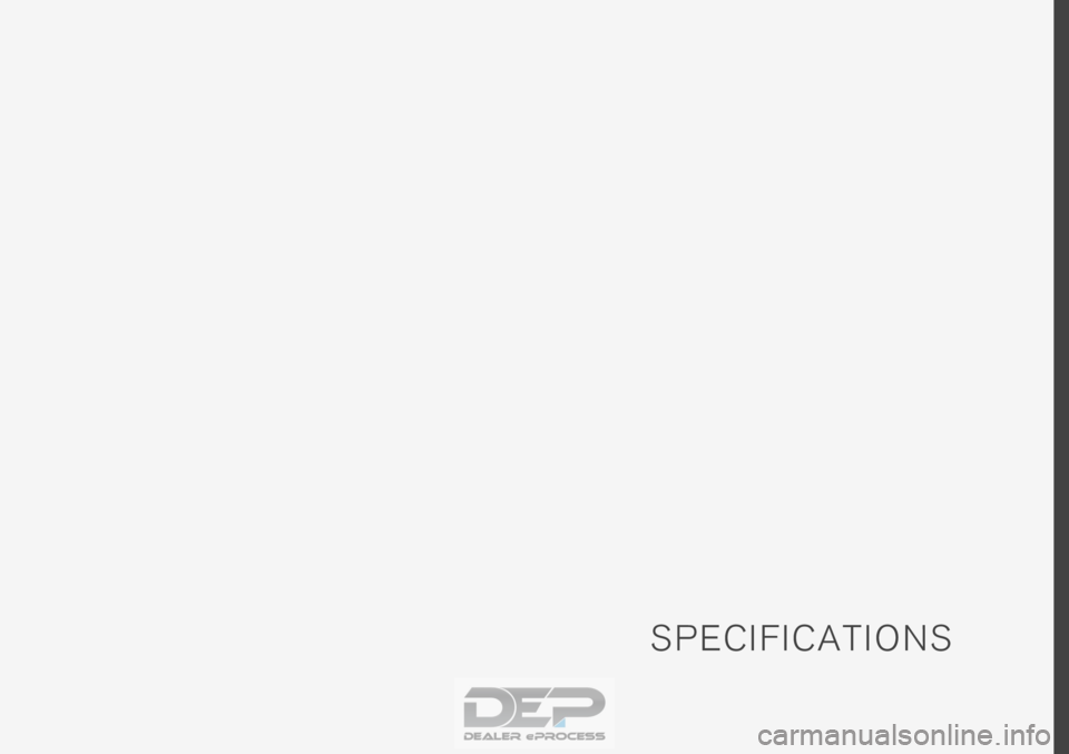 VOLVO XC90 TWIN ENGINE 2018 Owners Manual S P E C I F I C A T I O N S VOLVO XC90 TWIN ENGINE 2018 Owners Manual S P E C I F I C A T I O N S
