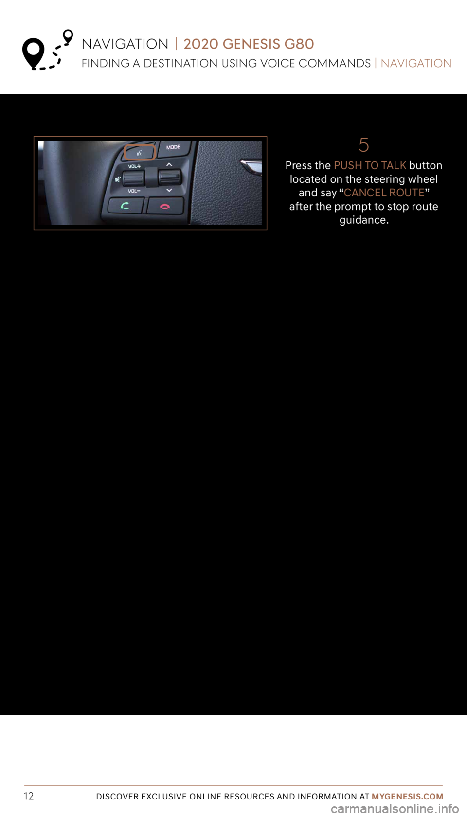 GENESIS G80 SPORT 2020 Getting Started Guide Tier 1 – VDS Icons
Voice
Activation Bluetooth
TPMSBatter\f Window
\befog 1 Window
\befog 2
App ClockSteering
Adjustments Light
Gear
Seat
Adjusting Air
Media 1 Fuel
Automatic
Transmission Manual
Tra GENESIS G80 SPORT 2020 Getting Started Guide Tier 1 – VDS Icons
Voice
Activation Bluetooth
TPMSBatter\f Window
\befog 1 Window
\befog 2
App ClockSteering
Adjustments Light
Gear
Seat
Adjusting Air
Media 1 Fuel
Automatic
Transmission Manual
Tra