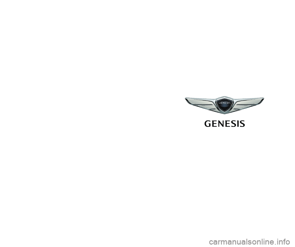 GENESIS G80 2017  Quick Reference Guide 
