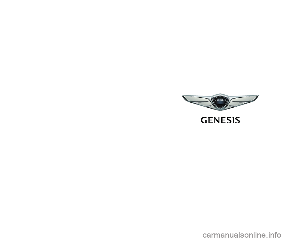 GENESIS G90 2017  Quick Reference Guide 