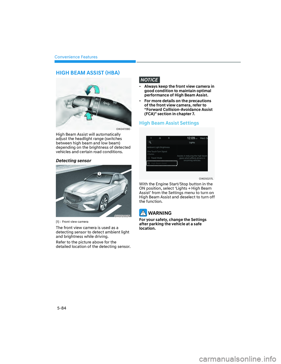 GENESIS G70 2023  Owners Manual Convenience Features5-84
�+�,�*�+��%�(�$�0��$�6�6�,�6�7�