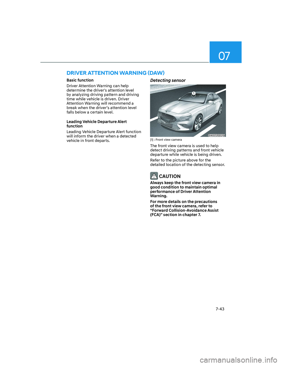 GENESIS G70 2023  Owners Manual 07
7-43
��5�,�9�(�5��$�7�7�(�1�7�,�2�1��:�$�5�1�,�1�*�