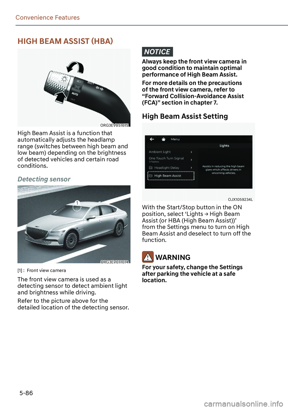 GENESIS G80 2023  Owners Manual 5-86
Convenience Features
�+�,�*�+��%�(�$�0��$�6�6�,�6�7�