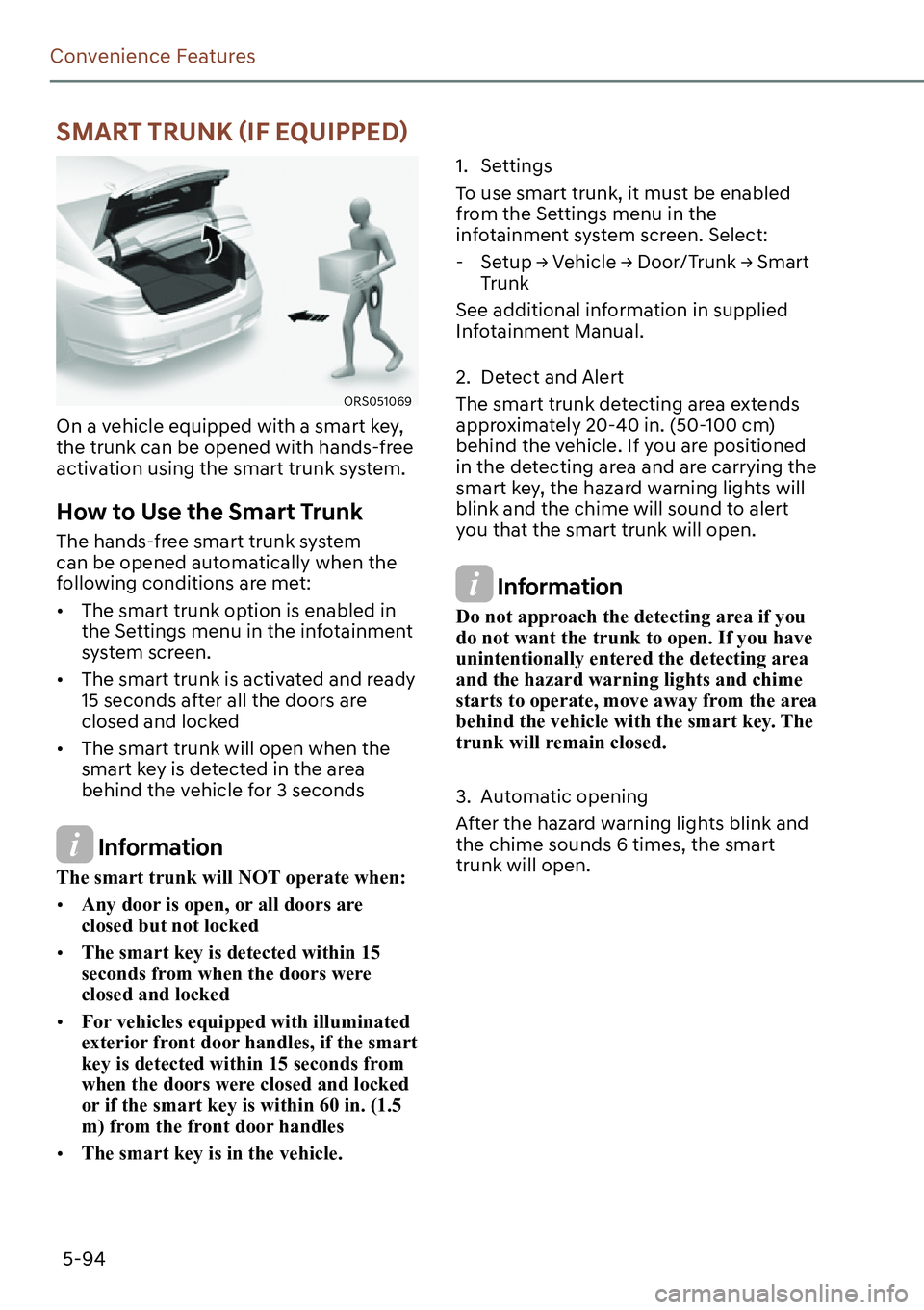 GENESIS G90 2023  Owners Manual 5-94
Convenience Features
�6�0�$�5�7��7�5�8�1�.�