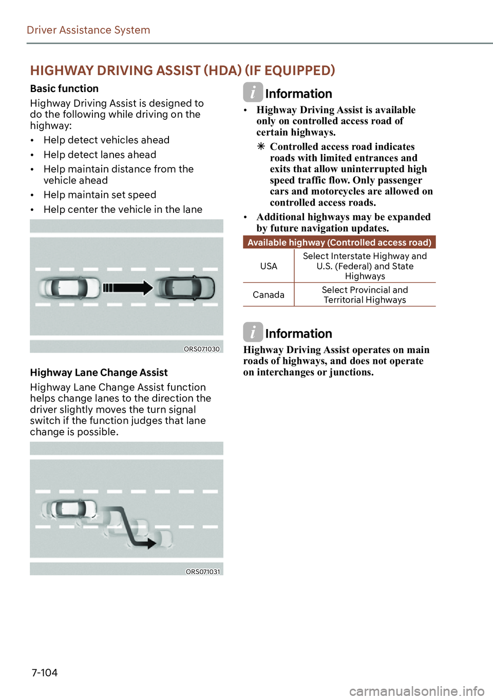 GENESIS G90 2023  Owners Manual 7-104
Driver Assistance System
�+�,�*�+�:�$�<���5�,�9�,�1�*��$�6�6�,�6�7�