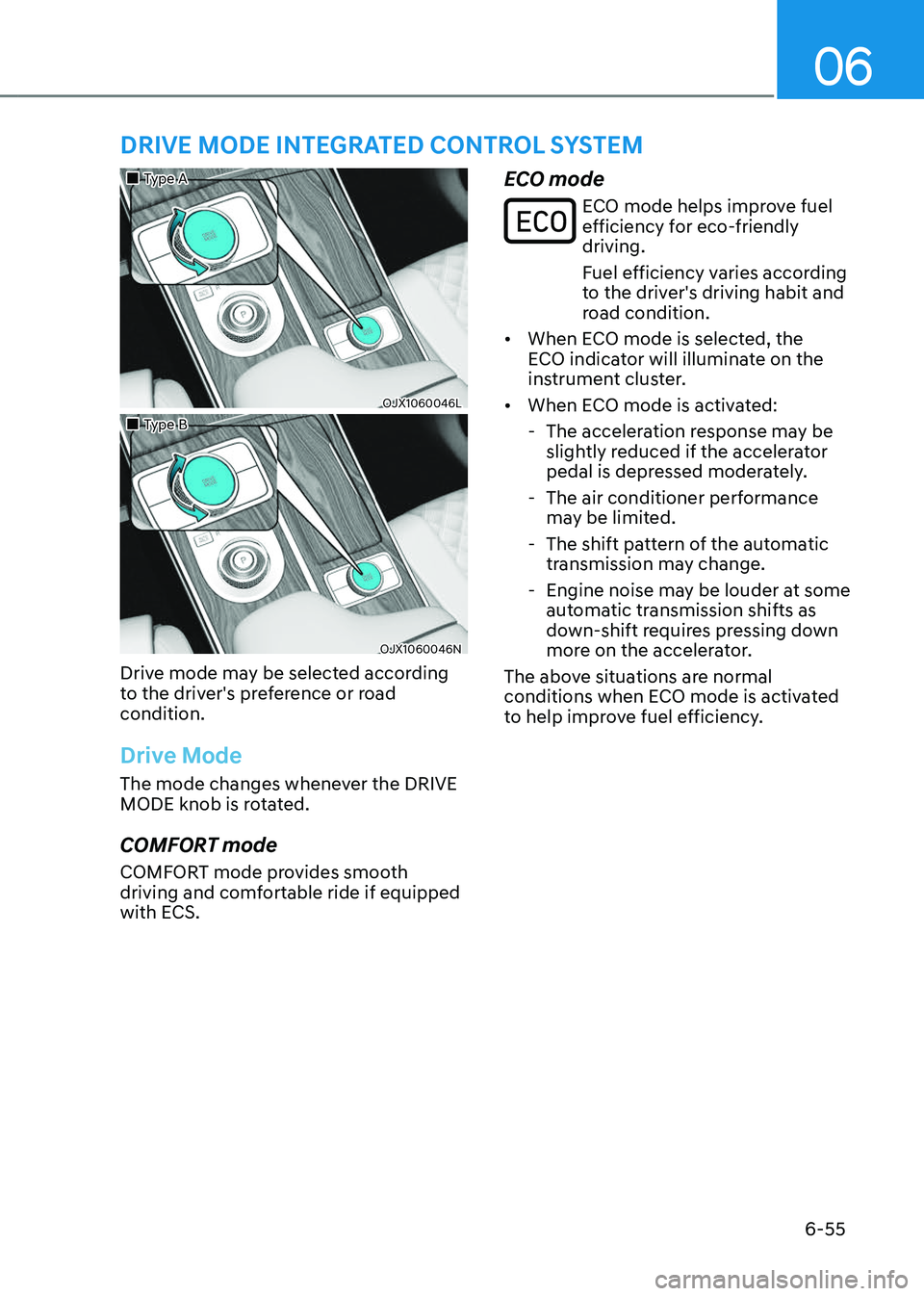 GENESIS GV80 2023  Owners Manual 06
6-55
		 