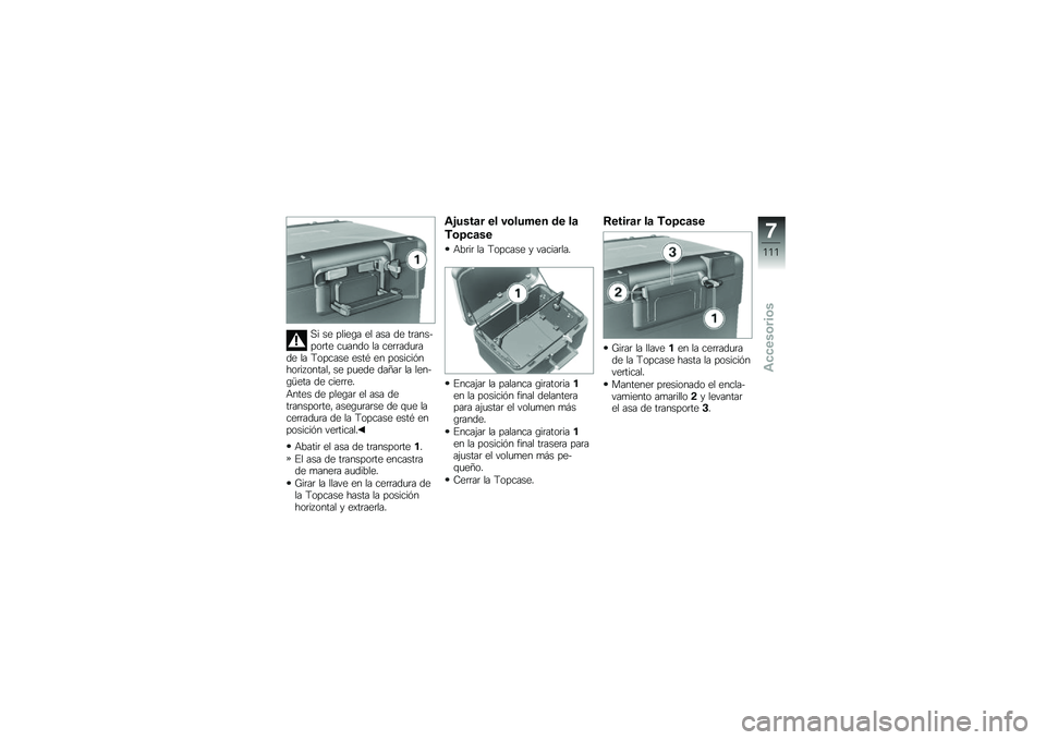 BMW MOTORRAD R 1200 GS 2012  Manual de instrucciones (in Spanish) �,� �� �����\b� �� ��� �� ��	����$���	�� ��
���� �� ���	�	���
�	��� �� �:������ ����* �� �������%����	�������� �� ��
��� ���<