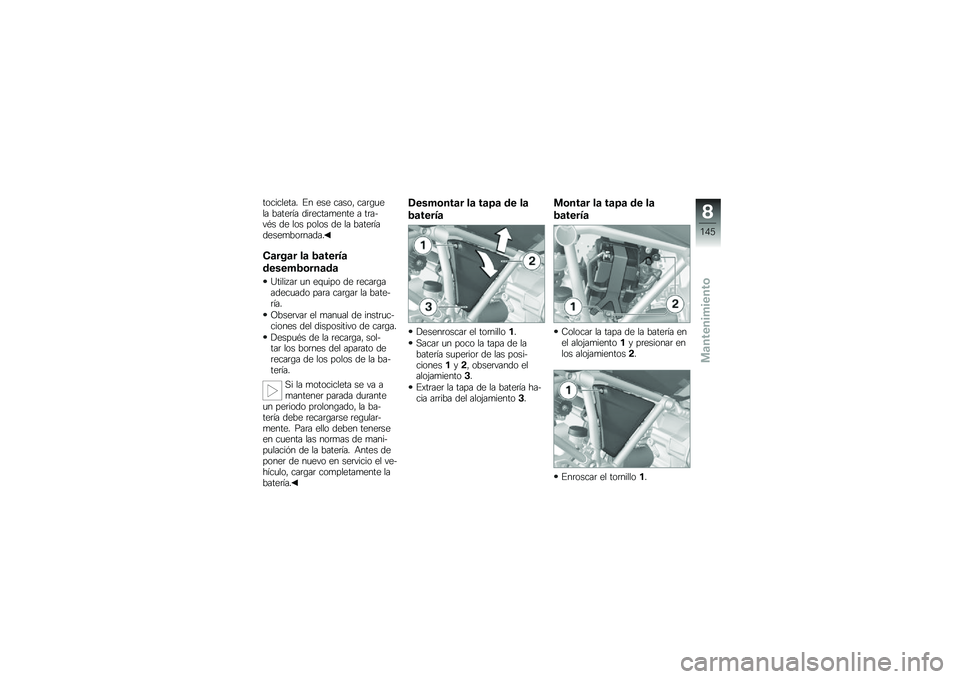 BMW MOTORRAD R 1200 GS 2012  Manual de instrucciones (in Spanish) ���������� �#� ��� ����� ���	�\b�
��� �����	�� ���	�����
���� � ��	��$��*� �� ��� ����� �� �� �����	�������
���	�����
�"�
�