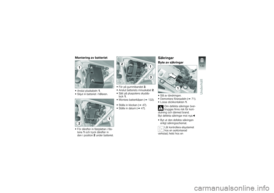 BMW MOTORRAD R 1200 GS 2012  Instruktionsbok (in Swedish) ��\b��\f�
��
�� �� �/��\f�\f�
��
�
�\f
�5�
��	�\b� �%�	�\b����!�
�	�
��
�6��$�\b� ��
 �!����
���
� � ���	�	���
�
�
�1�� ����
���
� ��
 �����%�	�����
 �