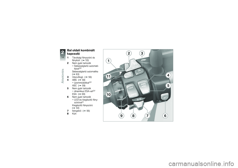BMW MOTORRAD R 1200 GS 2012  Kezelési útmutató (in Hungarian) ��
� �\b���
��\f ��\b��4�\f�!� ��
��
�5�%�"�\b��&
��<��������* �-��\f����1��1 ���-��\f��
�
�� �G�:�;�H
�)�J��	 �����* ��������
�D��%����������1 ��