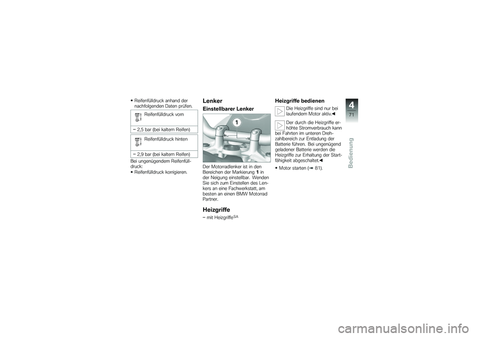 BMW MOTORRAD R 1200 GS 2013  Betriebsanleitung (in German) �,�����\b���#�#�����  �\f�\b��\f�\b� ����\b�\f�����#���\b���\b �)�\f���\b �?�����\b�
�,�����\b���#�#�����  ����\b
�3�
�2 ��\f� �F��� � �\f�#��� �,��