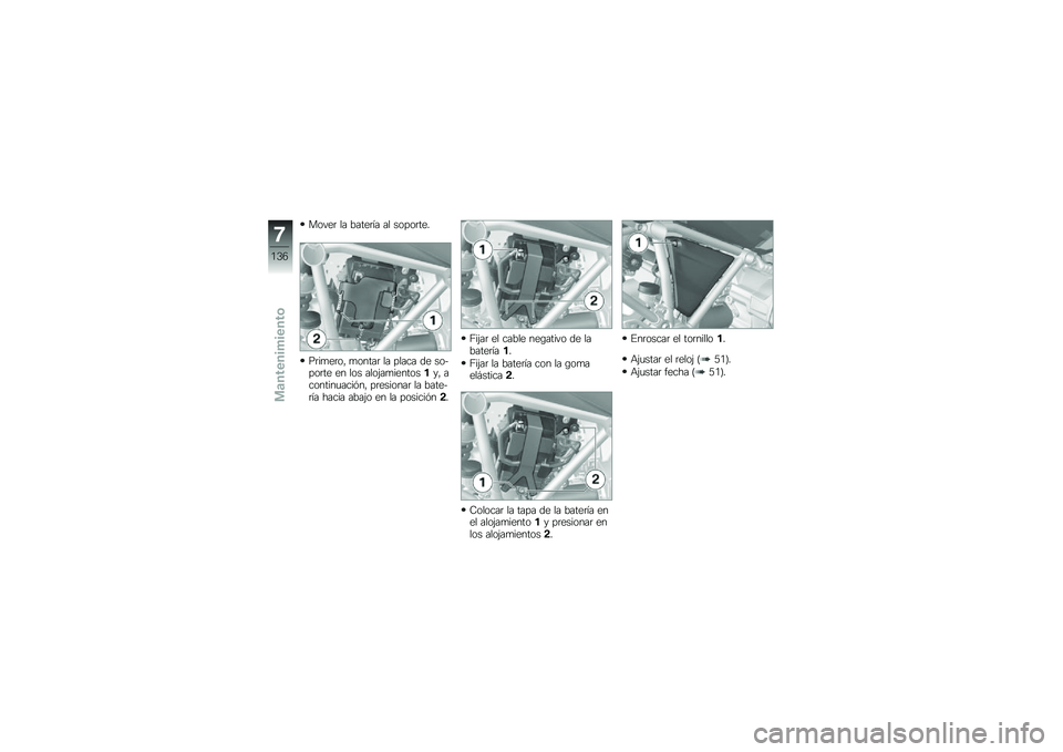 BMW MOTORRAD R 1200 GS 2013  Manual de instrucciones (in Spanish) �����	 �� �����	�� �� �����	���
��	��
��	�� �
�����	 �� ����� �� ���$���	�� �� ��� ����&��
��������� ��������
����%�� ��	��