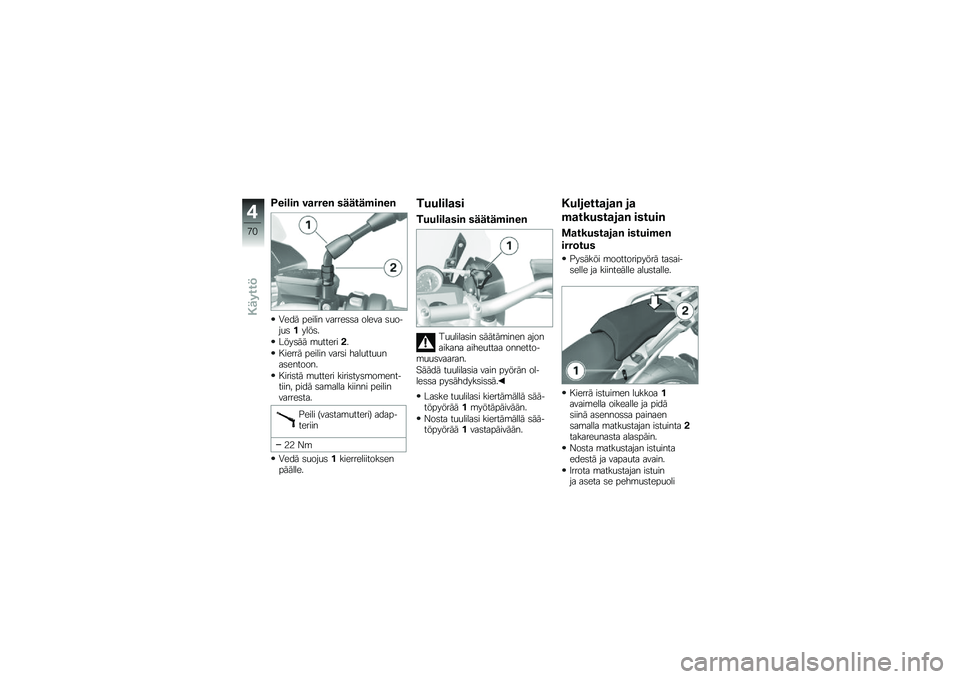 BMW MOTORRAD R 1200 GS 2013  Käsikirja (in Finnish) �6���\b�� ��
���� ��\f�\f��\f�����
�-��� ������ ������	�	� ����� �	�
����
�	�����	�
����	�� �\b�
�������
� ����� ������ ����	� �