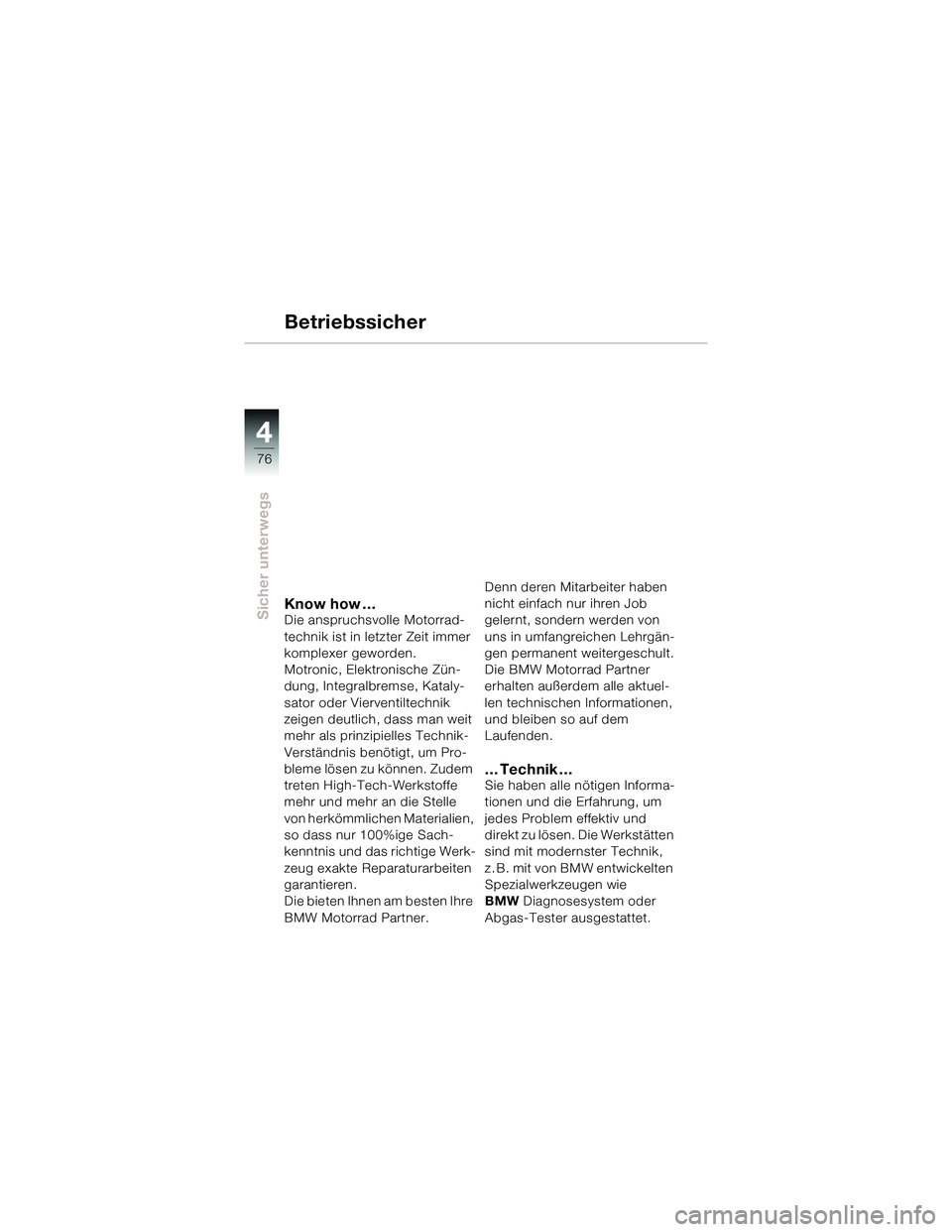 BMW MOTORRAD R 850 R 2003  Betriebsanleitung (in German) ""87
\f-\f P
)
	
+\b
&& 
\f
	"
	&%9  
" +&L#\f	
 	?&"	
9	
\f\b	 	
& 


&>


\f