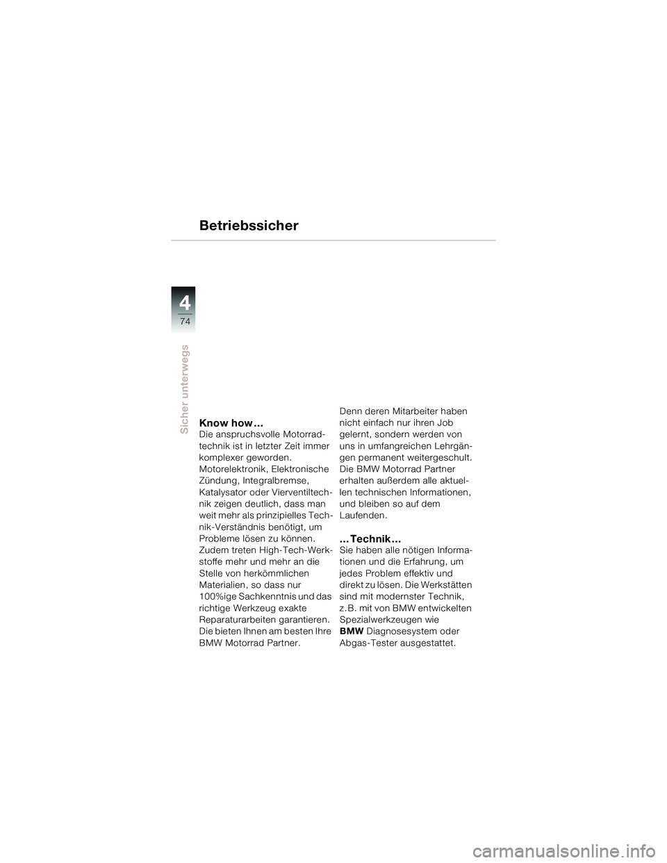 BMW MOTORRAD R 1150 R 2002  Betriebsanleitung (in German) ""84
\f.\f Q
)
	
+\b
&& 
\f
	"
	&%9  
" +&J#\f	
 &"	"?&"	

9	\f\b	 	
& 



&>

