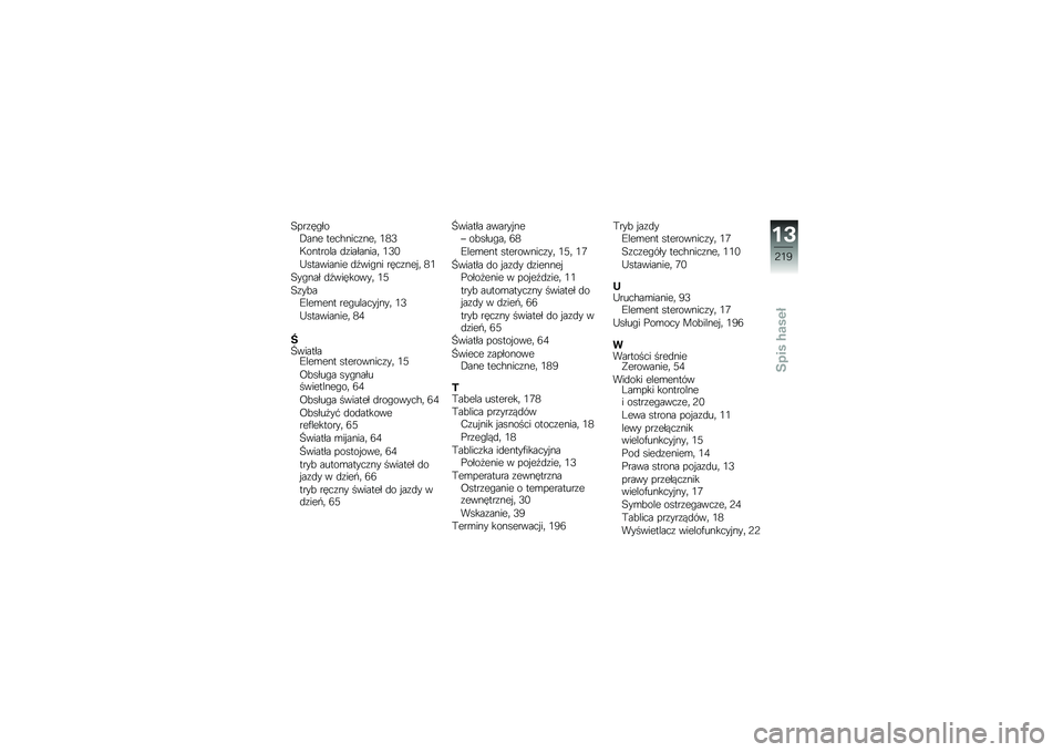 BMW MOTORRAD R 1200 GS 2015  Instrukcja obsługi (in Polish) �6���\f��"���,��� ����$����\f���	 �.�1�4
�<������� �
�\f��������	 �.�4�-
�?��������� �
�I���"�� ����\f��� �	 �1�.
�6��"��� �
�I��������	 �.�2