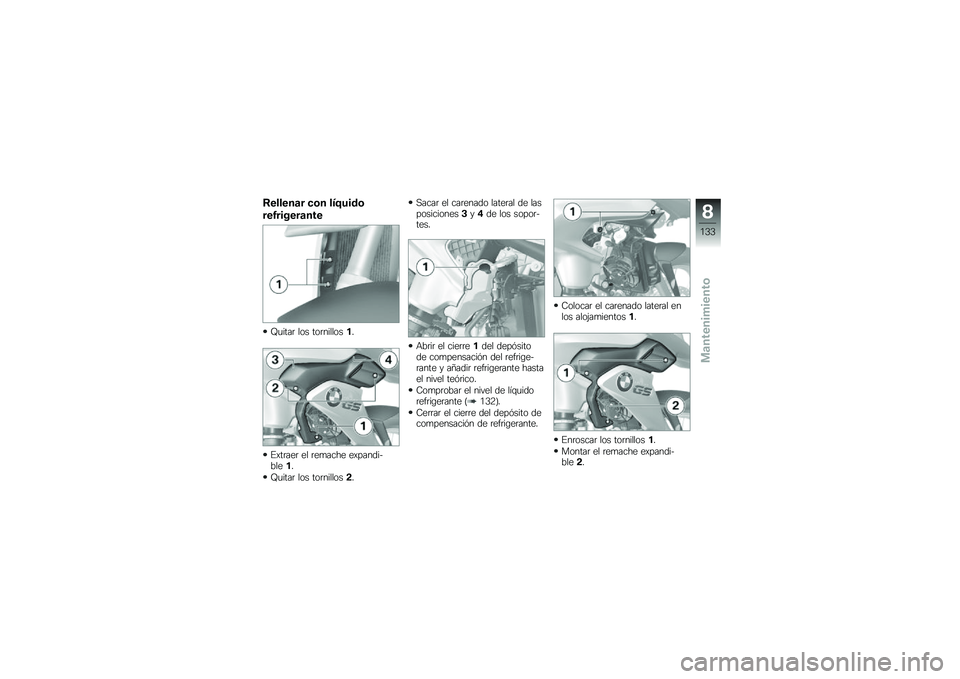 BMW MOTORRAD R 1200 GS 2016  Manual de instrucciones (in Spanish) �8������	� �
�\b� ���<����\b
���1������	���
�[�
����	 ��� ���	��������
�%�)��	���	 �� �	��
���� ��)�����������
�[�
����	 ��� ���	��