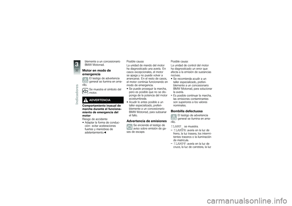 BMW MOTORRAD R 1200 GS 2016  Manual de instrucciones (in Spanish) ����
���� � �
� �����������	����� �����	�	���
�
�\b��\b� �� ��\b��\b ��
��������
��	
�%� ������\b� �� �����	�������\b����	�� ��