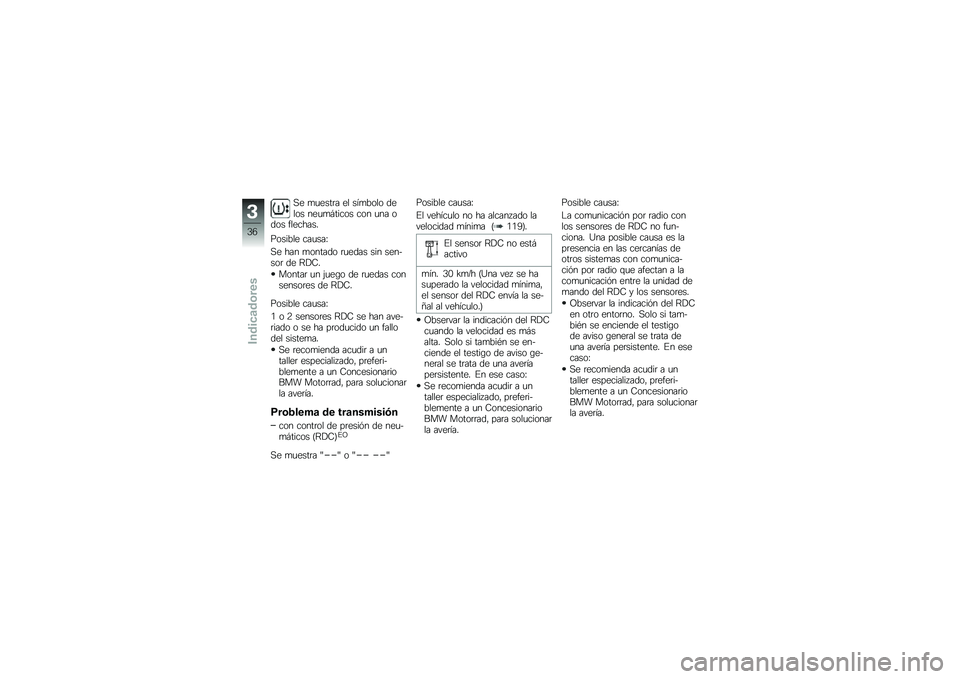 BMW MOTORRAD R 1200 GS 2016  Manual de instrucciones (in Spanish) �,� �
�
����	� �� ���
���� ����� ���
�
�#����� ��� �
�� ���� ��������
������� ���
���D
�,� ��� �
������ �	�
���� ��� �������