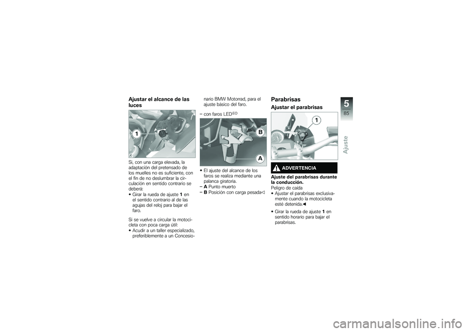 BMW MOTORRAD R 1200 GS 2016  Manual de instrucciones (in Spanish) �\f�&����	� �� �	��
�	��
� �� ��	�
���
��
�,��" ��� �
�� ���	�\b� ��������" �����������&� ��� ��	�������� ����� �
�
����� �� �� �